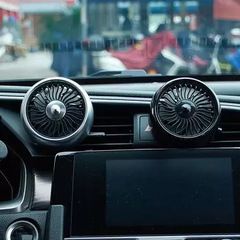 DC 12V/24V автомобильный мини-вентилятор для охлаждения грузовиков, зажим для приборной панели, 2-скоростной регулируемый вентилятор для лобового стекла 4,6 ”6,5