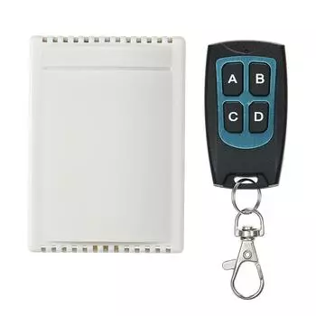 DC 12V 4CH канал 433 МГц беспроводной радиочастотный переключатель дальнего действия беспроводной пульт дистанционного управления DC12V RF 1PCS Remote Control зелёный