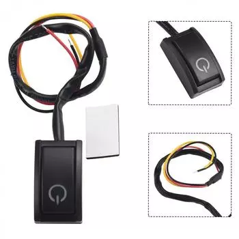 DC 12V Автомобильный переключатель клейкая лента детали интерьера переключатели кнопка вкл/выкл замена#