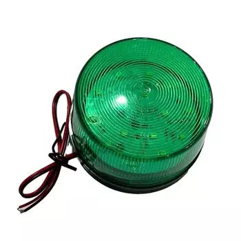 DC 12V Индикаторная сигнальная стробоскопическая сирена Предупреждающая светодиодная мигающая лампа синий