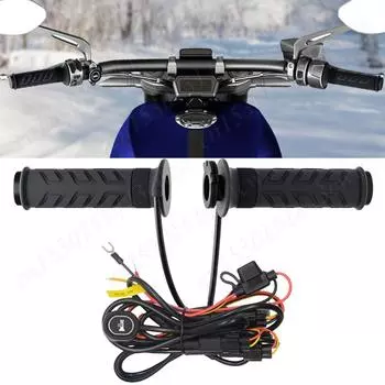 DC 12V Мотоцикл ATV Подогрев Ручки Чехол Интеллектуальный Контроль Температуры Скутер Мопед Бар Грелка Рук 5 Передачи Мотоцикл ATV Аксессуары