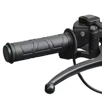 DC 12V Регулируемая ручка с подогревом Водонепроницаемая рукоятка для квадроцикла с подогревом Интеллектуальный контроль температуры Руль Грелка для рук для мотоциклов ATV чёрный