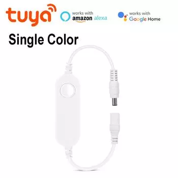 DC 12V Tuya Smart Life WIFI контроллер / Bluetooth Smart аксессуар адаптер питания для RGB светодиодной ленты COB светодиодный светильник 2835/5050