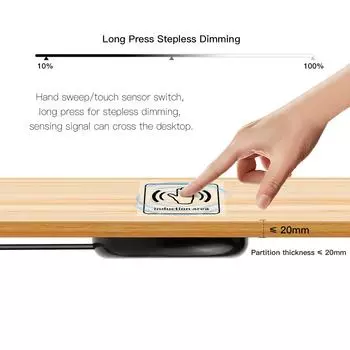 DC 24 В 12 В деревянная панель сенсорный выключатель Sweep диммер скрытый датчик движения проникающий светодиодный диммируемый сенсорный датчик для домашнего освещения