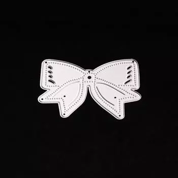 DC-371 Скрапбукинг DIY из углеродистой стали тиснение травление штамп бант серебряный