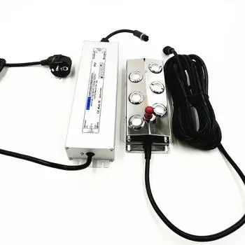 DC 48V 6 головок увлажнитель воздуха ультразвуковой туманообразователь теплица для гидропоники + 220V водонепроницаемый импульсный источник питания AU