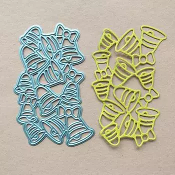 DC-594 DIY скрапбукинг маленький колокольчик штамп DIY резак для тиснения из углеродистой стали штамп серебряный