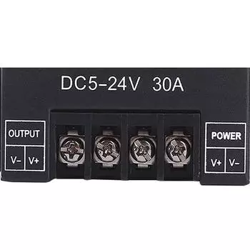 DC 5-24V 30A одноцветный репитер данных коробка усилитель сигнала алюминиевый для чёрный