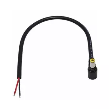 DC 5,5 мм x 2,5 мм Мужской разъем к голому проводу Открытый конец провода питания Ремонтный кабель 18 AWG 5525 Разъем DC5525 Косички A