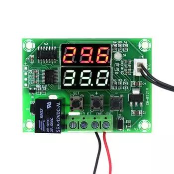 DC 5V 12V 24V Heat Cool Temp Термостат Регулятор Температуры Переключатель Контроллер Термометр Термо NTC Датчик