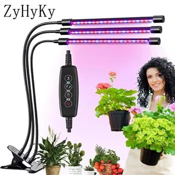 DC 5V USB LED Grow Light 9W 18W 27W Настольные зажимные фитолампы для растений Цветы Grow Box Tent VEG Full Spectrum Phytolamps