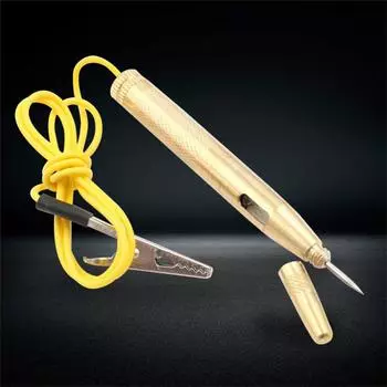 DC 6V/12V/24V Автомобильный тестер аккумулятора Ручка-тестер реле цепи автомобиля Автомобильные аксессуары Электрический тестер Инструменты для диагностики автомобиля серебряный