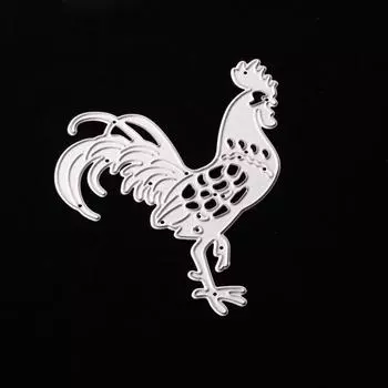 DC-727 Скрапбукинг DIY Резка Тисненый Углеродистая сталь Die Большой Петух серебряный