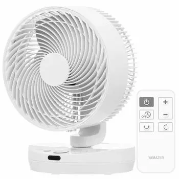 DC автоматический качающийся вверх и влево и 40 татами с пультом дистанционного управления с 8 уровнями регулировки воздушного потока легко белый [Yamazen] Циркулятор, двигатель, вниз,