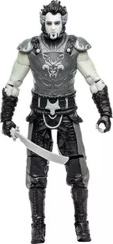 DC Comics DC Мультивселенная Аркхем Сити Аль Гул Фигурка Бэтмен Ра с (Черно-белый) #195 7-дюймовый