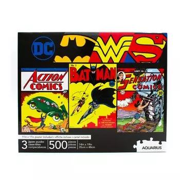 DC Comics Wander Superman Wonder Woman 500 Piece x 3 Jigsaw Puzzle Piece Jigsaw Puzzle 3 Piece (DC Comics) Batman, Woman, (Batman Superman) (500 Set)