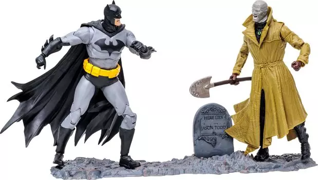 DC Multiverse DC Comics Hush Batman Hush 7-дюймовая фигурка черного цвета, высота около 18 см 15458 Batman против. чёрный