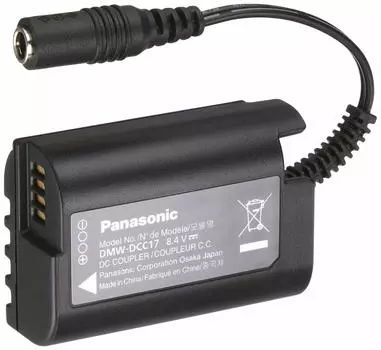 DC-соединитель Panasonic LUMIX для серии S5, серии G9, серии GH6 DMW-DCC17