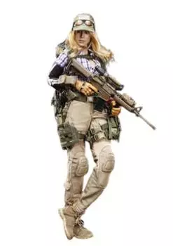 DCG001 Фигурка COMBAT GIRL Series Gemini Zona Combat Girl Gemini Zona Beauty Female Soldier [DAM TOY] 1/6