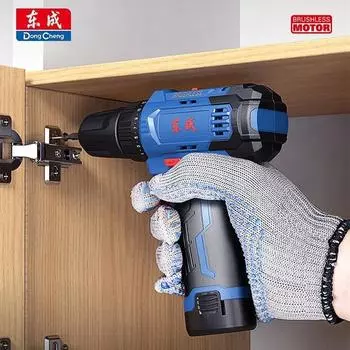 DCJZ23 Аккумуляторная электрическая дрель, бесщеточный профессиональный инструмент, 12 В, 35 Нм, 1600 об/мин, двухскоростная универсальная аккумуляторная платформа