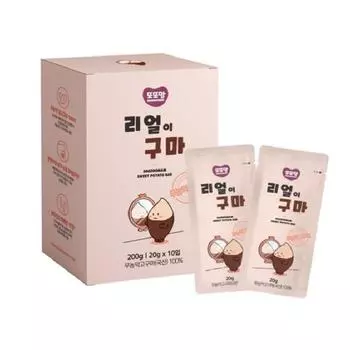 DDODDOMAM Батончики из сладкого картофеля 20 г x 10 шт. Закуска из сладкого картофеля для детей