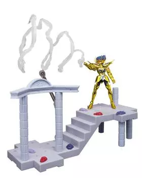 DDPANORAMATION Смертельная битва Святого Сейя у дворца гигантского краба - Маска смерти от рака - Приблизительно. 100 мм окрашенная подвижная фигурка из АБС и ПВХ