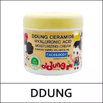 DDUNG Ceramide Hyaluronic Acid Moisturizing Cream 300ml, Moisturising, Kbeauty, Korean cosmetics, sample