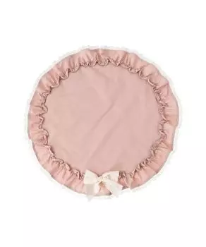 de Apparel Коврик с рюшами розовый [Maison Fleur] Женский розовый