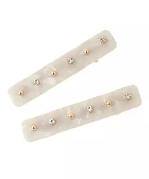 de Аксессуары для волос Bijou Setipine 2SET Ivory [Maison Fleur] Женские слоновая кость