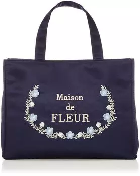 de Большая сумка 8A12F0J1300 Темно-синяя [Maison Fleur] Женская