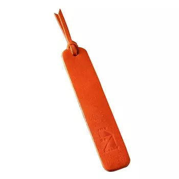de Bookmark Tochigi Leather Натуральная кожаная закладка Сделано в Японии Простая закладка для книг со строкой для чтения R Коричневый [Am Mas] BM-033