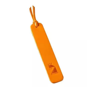 de Bookmark Tochigi Leather Натуральная кожаная закладка Сделано в Японии Простая закладка для книг с веревкой для чтения Camel [Am Mas] BM-033