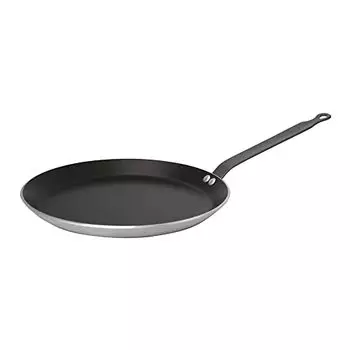 de Buyer CHOC Nonstick Crepe & Tortilla Pan - 8.75” - Ideal for Making & Reheating Crepes, Tortillas & Pancakes - 5-Layer PTFE Coating - PFOA Free - M