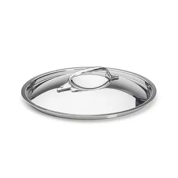 de Buyer Stainless Steel Lid, Polished - 9.5” - Compatible with 9.5 PRIMA MATERA Copper or AFFINITY Stainless Steel Pan - Dishwasher & Oven Safe - Ma