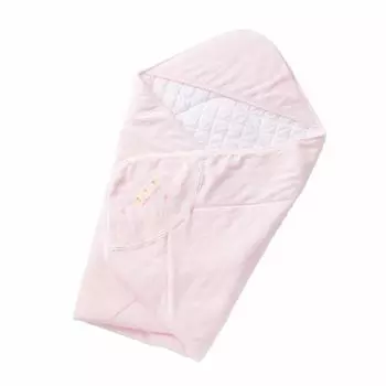 de DX Pile Baby Afghan Swaddle Thick Type Gauze Quilt Baby Made in Japan 85 x 85 см [Creme Coco] [Skin Thread/Cap/Sheets/Blank] (розовый) розовый