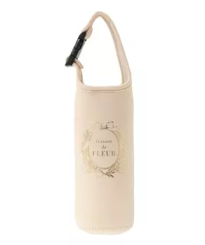 de Frame Logo Bottle Case Light Beige [Maison Fleur] Pouch/Drawstring Women s