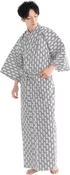 de la Yukata комплект с рисунком соответствует королевской ночной рубашке трубка больница для медсестер [Mode Casa] obi, вы, мужской, женский, размер, гостиница, юката, отель, одежда для сна,
