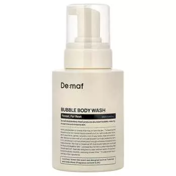 De:maf Bubble Body Wash, Forest, Forest, 280ml (9.46 fl oz)