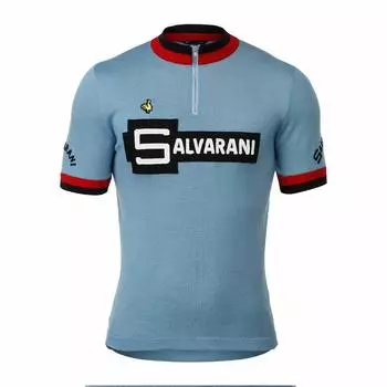 De Marchi Classic Salvarani 1972 Road Wool 8000391319080 Italian-Made Bike, 100% Jersey, XL,
