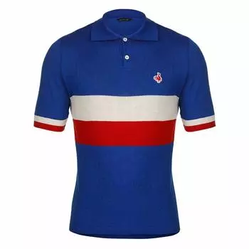 De Marchi Cycling Polo Short Made in FRANCE 1954 Size 8000311463053 Shirt, Sleeve, Classic, Italy, JERSEY, Small,