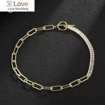 De Moda De Galvanoplastia De Color Oro Para Las Mujeres Cz Collar Joyer A A La Moda Regalos De Boda Accesorios Un0422