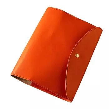 de Обложка для блокнота Tochigi Leather Натуральная кожа Сделано в Японии Планировщик B6 Простая подставка для ручек для взрослых Оранжевый [Am Mas] SC-028