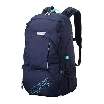 de Olive Backpack with shoe pocket 2K30047 Girls 88 Navy x Mint F [Olive School]