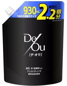 De Ou Medicated Gel Cleanse Refill Extra Large Большая емкость 930 мл [квази-лекарство]