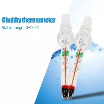 de# Плавающий вертикальный термометр для аквариума, стеклянный измеритель температуры для аквариума