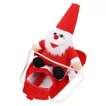 De# Рождественские костюмы Одежда для собак Удобное пальто с капюшоном для собак Моющееся домашнее животное S