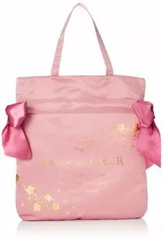 de SAKURA Сумка-тоут с двойной лентой 8A02F0J3100 Темно-Розовый [Maison Fleur]