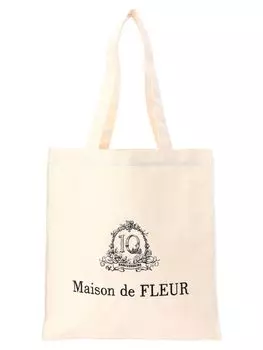 de Tote Bag EC Limited 10eme Anniversaire Square Tote Black [Maison Fleur] Женская