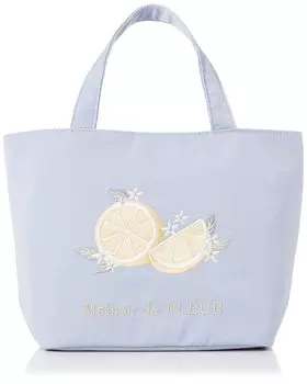 de Tote Bag Lemon Embroidery Tote Bag 8A22F0J7500 Саксофон Синий [Maison Fleurs] Женская