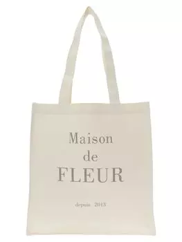 de Tote бренд логотип принт квадратная сумка IVO [Maison Fleur] женская